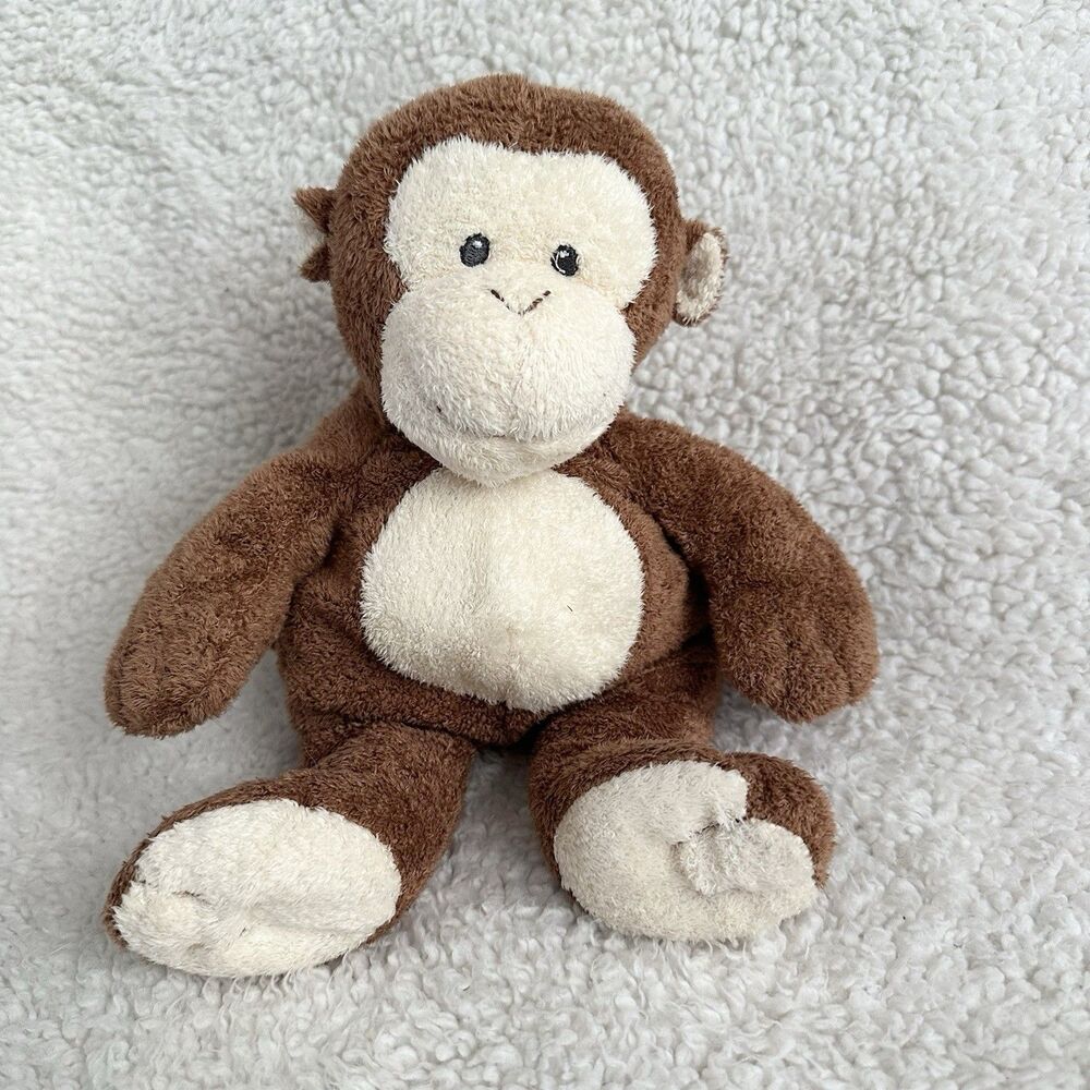 Ty Pluffies Dangles Monkey Plush Stuffed Animal Toy 10” Beanbag 2007